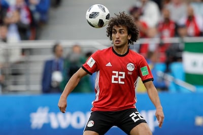 Egypt's Amr Warda has been expelled for the rest of the Africa Cup of Nations for a beach of discipline. Mark Baker / AP Photo