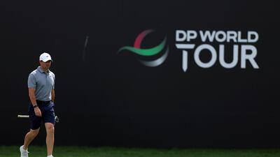 Rory McIlroy prior to the Hero Dubai Desert Classic at Emirates Golf Club. Getty