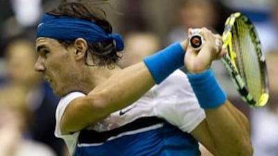 Rafael Nadal was made to battle by Italy's Simone Bolelli in Rotterdam.