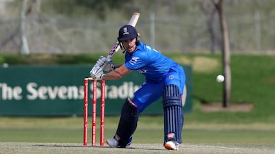 Italy's Marcus Campopiano at the Sevens in Dubai. Chris Whiteoak / The National
