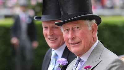 Britain's Prince Charles, the Prince of Wales, arrives by carriage on Day 2 of the Royal Ascot horse racing meet, in Ascot, west of London. AFP