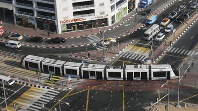 Dubai Tram is a welcome addition to the basket of transport options in the city. Sarah Dea / The National