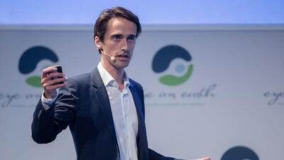 Pierre-Yves Cousteau, son of Jacques Cousteau, hopes to work with Environment Agency Abu Dhabi. Courtesy Eye on Earth