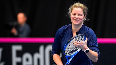 Belgian tennis player Kim Clijsters is making a comeback in Dubai. AFP