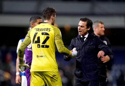 Bournemouth manager Scott Parker, right, has guided his team to the Premier League. PA