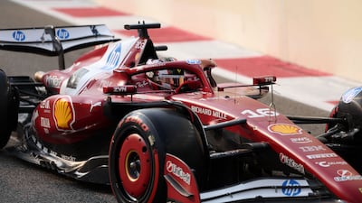 Ferrari's Charles Leclerc takes part in final practice