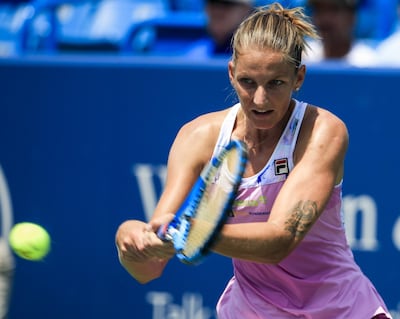 Karolina Pliskova claimed her first win over Agnieszka Radwanska. EPA