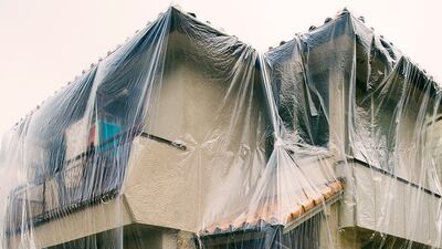 Plastic used in the wraps are reused and then recycled.