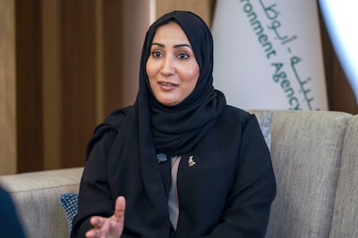 Dr. Shaikha Salem Al Dhaheri, Secretary General of the Environment Agency – Abu Dhabi. Victor Besa / The National