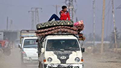 Civilians returned to the city of Hajin last week after the Kurdish-led and US-backed Syrian Democratic Forces (SDF) retook the city from ISIS. AFP