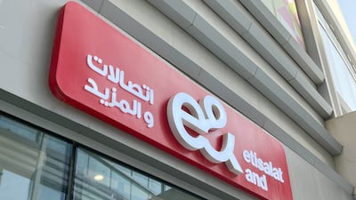 UAE subscribers to e& passed 16,500 at the end of June. Chris Whiteoak / The National