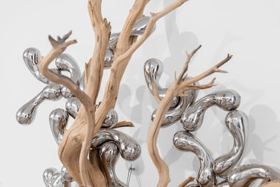Seed Syllables by Loris Cecchini mimics molecular structures as seen under a microscope. Photo: Jumeirah