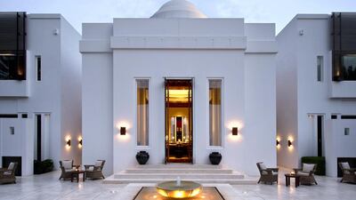 The terrace of The Club Lounge, accessible only to guests staying at Deluxe Club Rooms and Chedi Club Suites. Courtesy GHM Group