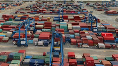 China's gross domestic product expanded by a record 18.3 per cent in annual terms in the first quarter. AP