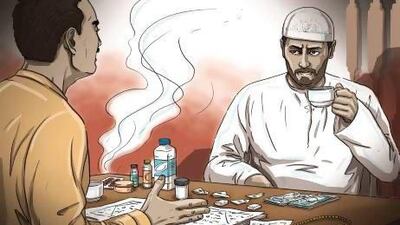 Sorcerers claim they have spells to protect or heal people but any claims they make that their witchcraft does not offend Islamic teachings are false, say Abu Dhabi Police, who are cracking down on offenders. Illustration / Wam