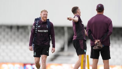 Ben Stokes during training at The Oval ahead of the fifth Test against India. Stokes has been ruled out of the match due to injury. PA