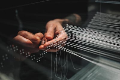 Working with Bionic Yarn. Courtesy Bureau Future