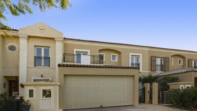 A three-bedroom townhouse in Motor City, Dubai. Courtesy Better Homes