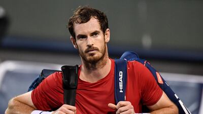 Andy Murray was beaten 7-6, 2-6, 7-6 by Fabio Fognini in the Shanghai Masters on Tuesday. AFP