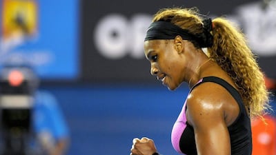 Serena Williams beat 17-year-old Australian Ashleigh Barty 6-2, 6-1 on Monday. Joe Castro / EPA