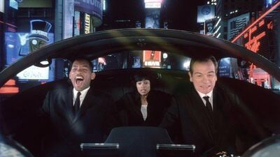 Will Smith and Tommy Lee Jones starred in the sci-fi blockbuster Men in Black, about a secret organisation that keeps aliens’ presence on Earth secret.