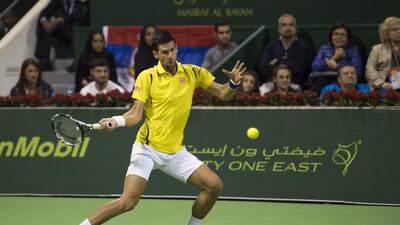 Novak Djokovic produced an otherworldly level of tennis in the Qatar Open final to destroy Rafael Nadal. Alexandra Panagiotidou / AP Photo