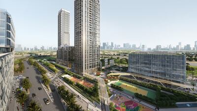 Meraas will introduce the first phase of Design Quarter at d3 with 558 units across three towers. Photo: Meraas