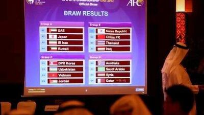 The UAE have been drawn with South Korea, Japan and Kuwait. Amarwan Naamani / AFP