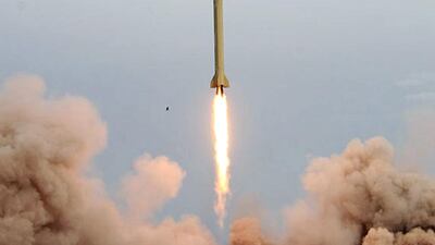 Iran's ballistic missile test has sparked a war of words with the Trump administration. AFP