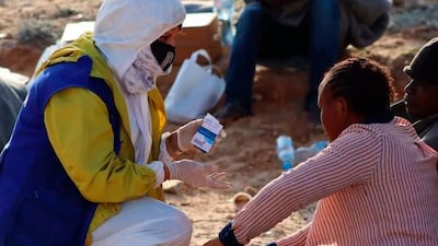 Only 47 people were rescued by the Libyan coast guard and fisherman and brought to shore. AP