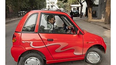 Srinivas Kotni has few quibbles with his Reva, except the vehicle's relatively small range of 80km on a full charge.