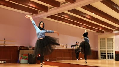 Rana has taken part in ballet recitals with her school and her students for the past eight years. AMEL PAIN / EPA
