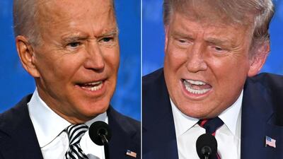 President Donald Trump’s chances of clinging on to the White House faded on Saturday after Joe Biden was projected to win the election. AFP