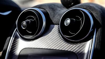 The Spider weighs 46 kilograms more than the coupe version, yet its acceleration and top speed are identical. Victor Besa / The National