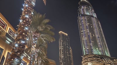 The details on lights are good and the overall results aren't overexposed, as seen in this image of the Address Downtown Hotel.