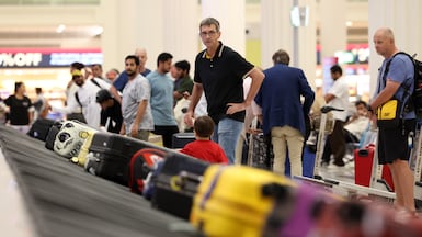 The first week of January is expected to be a busy time for arrivals and departures. Chris Whiteoak / The National