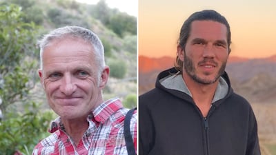 Bernard Phelan, left, and Benjamin Briere. AFP