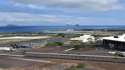 Some 400,000 people pass annually through Seymour airport. Rodrigo Buendia / AFP