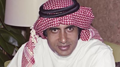 Amitabh Bachchan, Indian actor, Dubai, 1980s The International Celebrities series © Noor Ali Rashid Archives