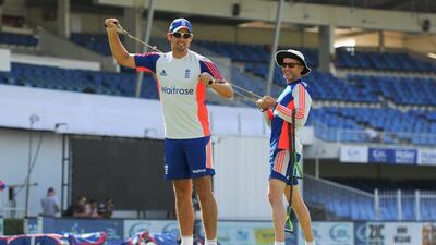 Alastair Cook has said England may use a third spinner in Sharjah. Gareth Copley / Getty Images