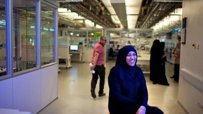 Hanan al Shemeili, 26, of Ras al Khaimah, a graduating student in computing information science.