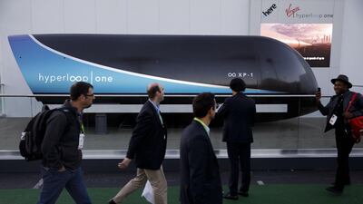 A Virgin Hyperloop One XP-1 pod. French offers of free land are designed to attract hyperloop companies and ultimately improve urban economies. Patrick T. Fallon/Bloomberg