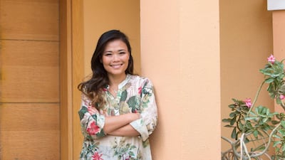 Jean Winter, founder of Jean's Private Kitchen at her home in Jumeirah Park in Dubai. Leslie Pableo / The National