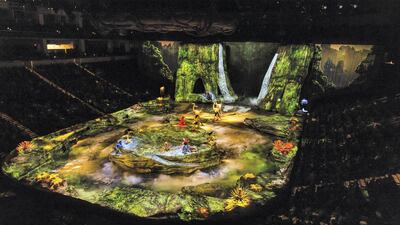 The show has already played on five continents. Photo: Jesse Faatz Costumes: Kym Barrett © 2015 Cirque du Soleil