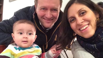 Iranian media outlets reported that a deal has been struck Britain to release Nazanin Zaghari-Ratcliffe, pictured with her husband Richard and daughter Gabriella, from detention in Tehran. AFP