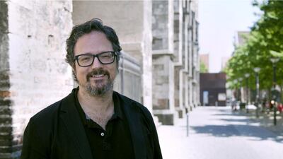 Mexican-Canadian Rafael Lozano-Hemmer has harnessed technology to highlight our fundamentally shared humanity in his art installation Pulse Corniche. Courtesy Rafael Lozano Hemmer