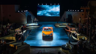 The Lamborghini Revuelto takes to the stage in the UAE. All photos: Lamborghini