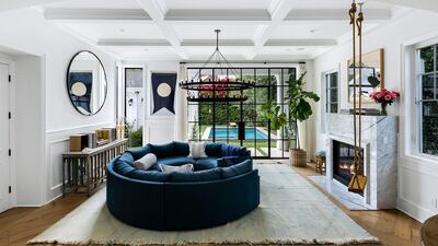 Open-plan living at Margot Robbie's $3.4 million home in Los Angeles. Courtesy Engel & Volkers