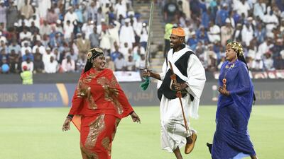 Sudanese Super Cup match between Al Hilal and Al Merrikh at Al Jazira's Mohammed bin Zayed stadium on November 2.