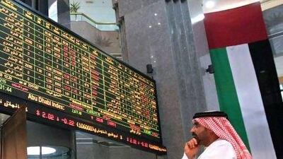 The UAE has three stock exchanges, the Nasdaq Dubai, the Dubai Financial Market General Index and the Abu Dhabi Securities Exchange General Index, above. Jaime Puebla / The National